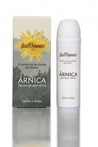 Arnica gel with organic arnica flowers extract