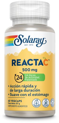 Reacta C Ester C 500 Mg 60 Vegetable Capsules