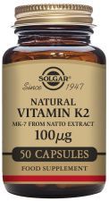 Vitamin K2 100mcg Menaquinone 7 50 capsules