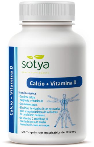 Calcium + Vitamin D 100 Chewable Tablets
