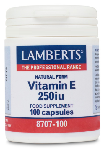 Natural Vitamin E 250 IU as d-alpha tocopherol