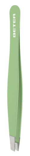 Soft touch slanted-tip tweezers