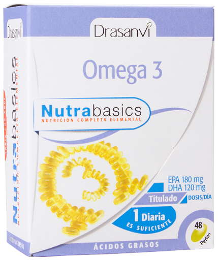 Omega 3 1000mg 48 pearls Nutrabasicos