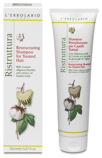 Restructuring Shampoo for Treated Hair with Cotton and Linden 150 ml