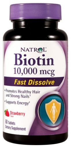 Biotin Fast Dissolve 10000 mcg 60 Tablets