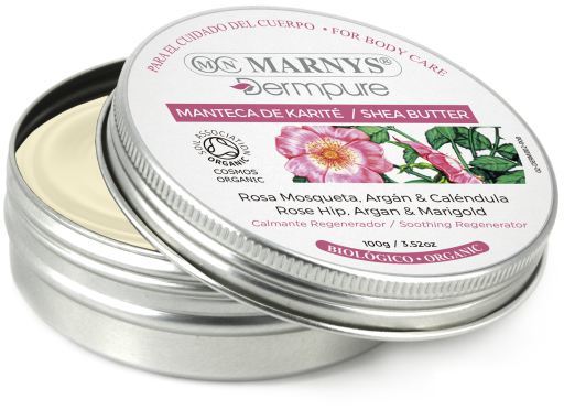 Organic Shea Butter rosehip, argan and calendula 100 gr