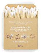 Bamboo and Organic Cotton Buds 100 Units