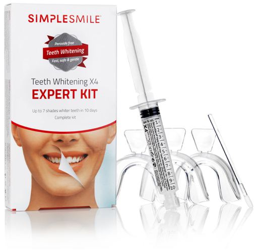 Simplesmile Teeth Whitening Expert Kit x 4