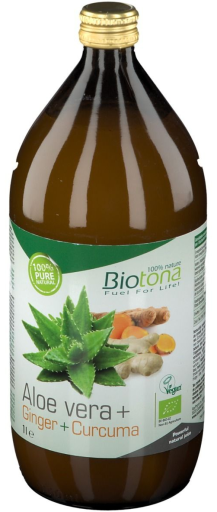 Organic Aloe vera + Ginger + Turmeric Juice 1000 ml