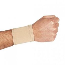 Small Beige Velcro Wristband