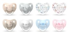 Classic Anatomical Silicone Nipple Pacifier 0-6 M 2 units