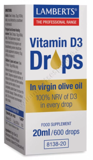 Vitamin D3 Drops 20 ml