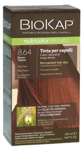 Nutricolor Delicato Hair Dye 8.64 Tiziano Red 140 ml