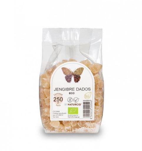 Eco Dehydrated Ginger Dices 200 gr