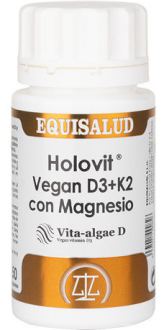 Holovit Vegan D3 &amp; k2 with Magnesium 50 Capsules