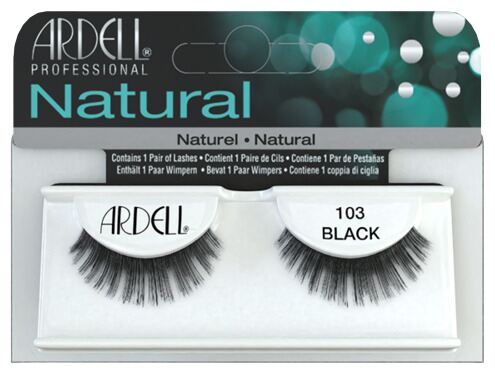 Natural False Eyelashes Black