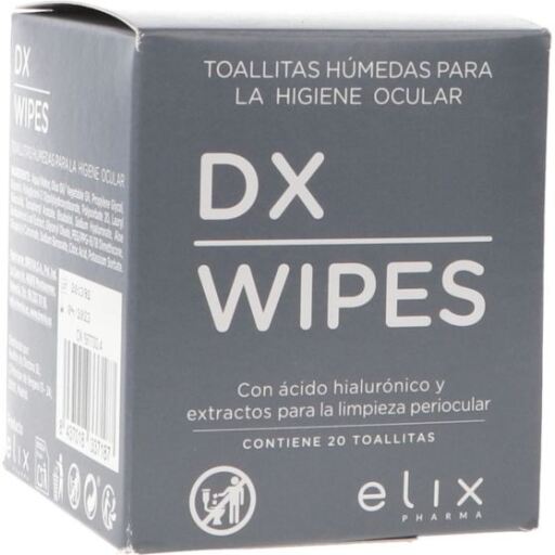 Dx Wipes Eye Cleaning Wipes 20 Units