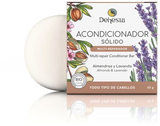 Organic Almond and Lavender Solid Conditioner 65 gr